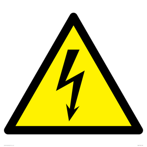 W012 Warning: Electricity